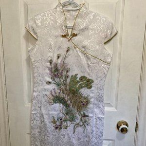 Elegant Short Cheongsam Dress